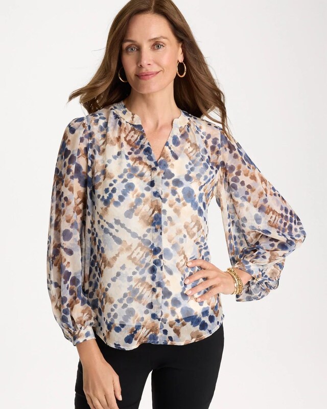 Georgette Printed Blouse - image 1